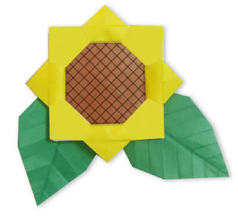 花 ひまわり 折り紙 ひまわりの折り紙 8枚の花びらでも簡単！平面で子どもも喜ぶ折り方作り方│子供と楽しむ折り紙・工作